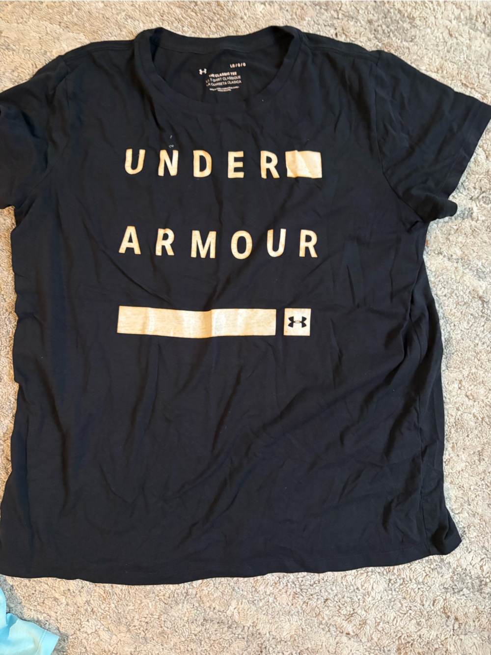 OFFERS OPEN! Women’s large Under Armour Black Tee workout shirt